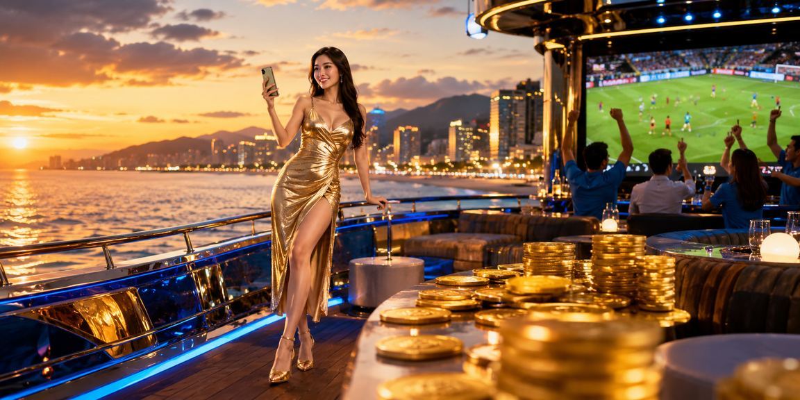 Màn hình phân tích thể thao với dữ liệu trận đấu trên điện thoại